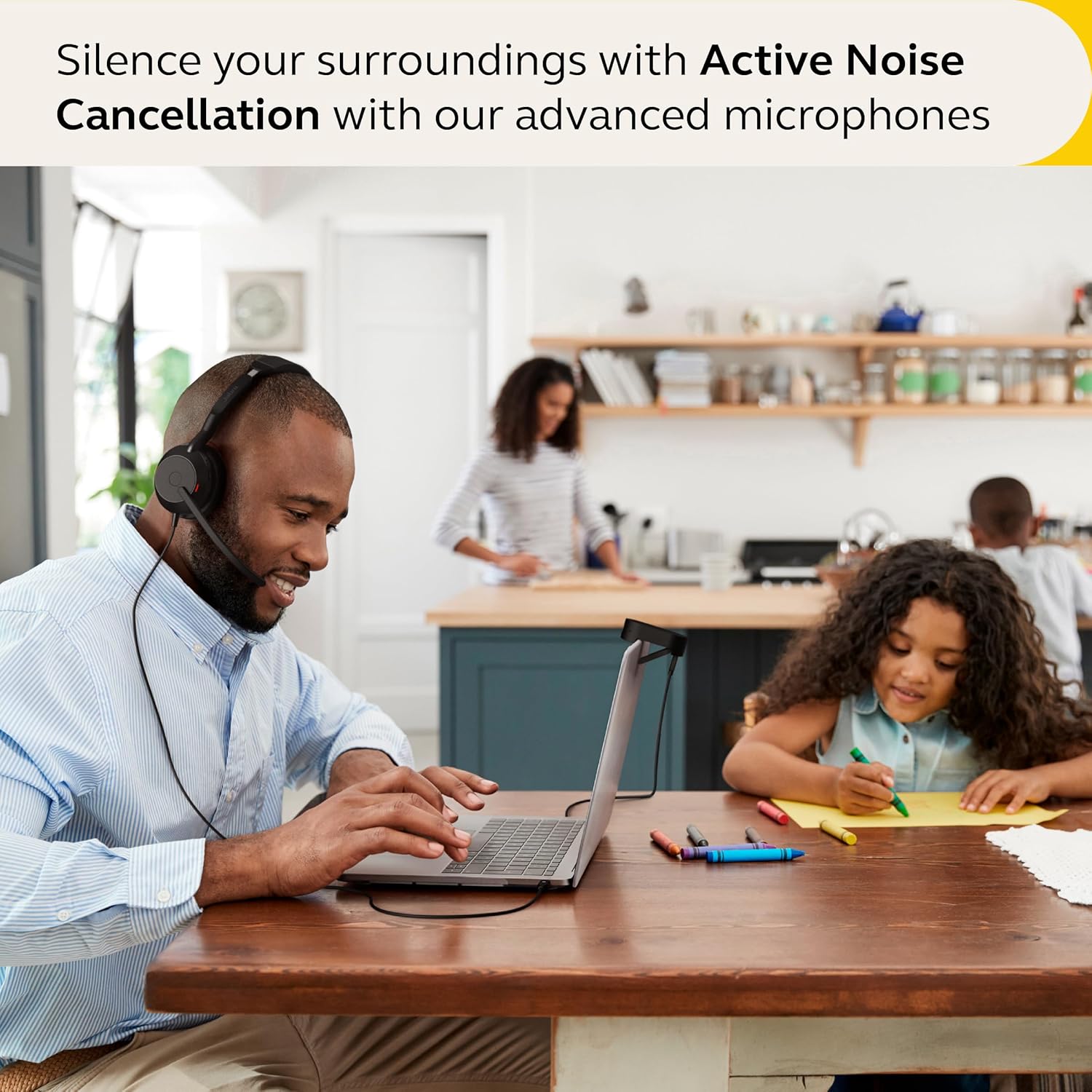 Jabra Evolve2 50 UC Wired/Bluetooth USB-C or USB-C/A Mono Headset - with AirComfort Technology