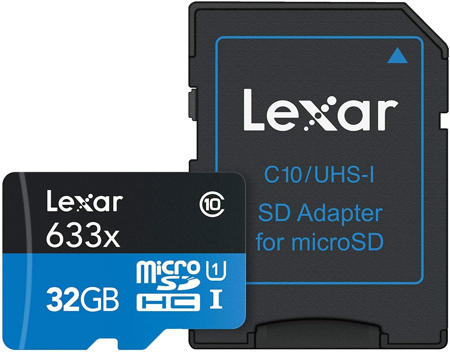 Lexar High-Performance 633x 32GB microSDHC UHS-I Card Blue Series (LMS0633032G-BNNNG)