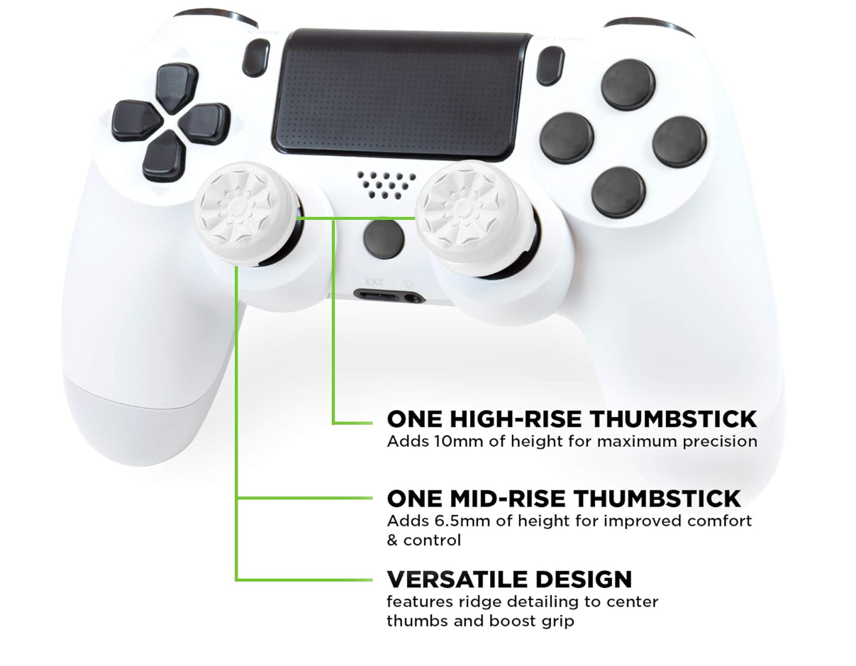KontrolFreek FPS Freek Galaxy White Thumbstick for Playstation PS4 and PS5