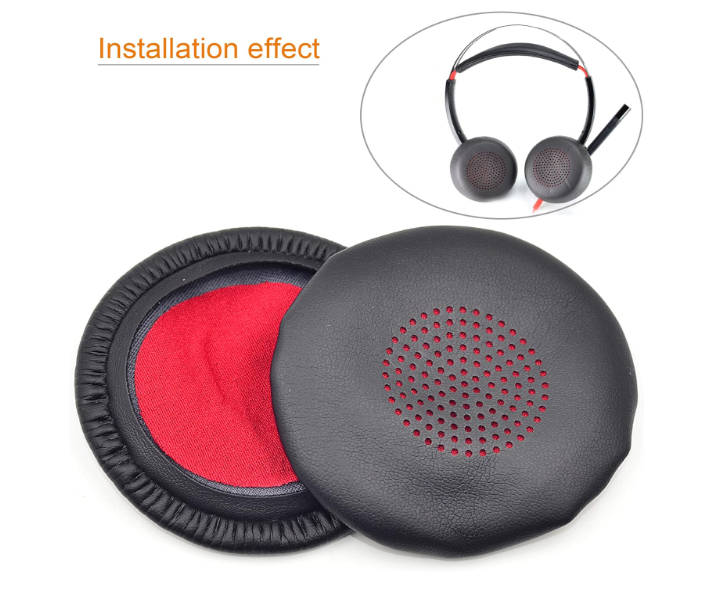 Poly Voyager Focus UC Leatherette Ear Cushions (2 Pieces)