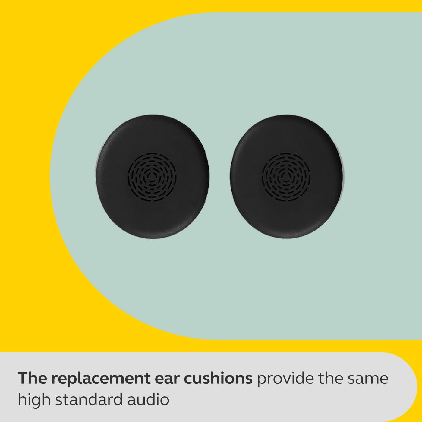 Jabra Engage 40/50II Ear Pads - 1 Pair Replacement Ear Cushions - Black