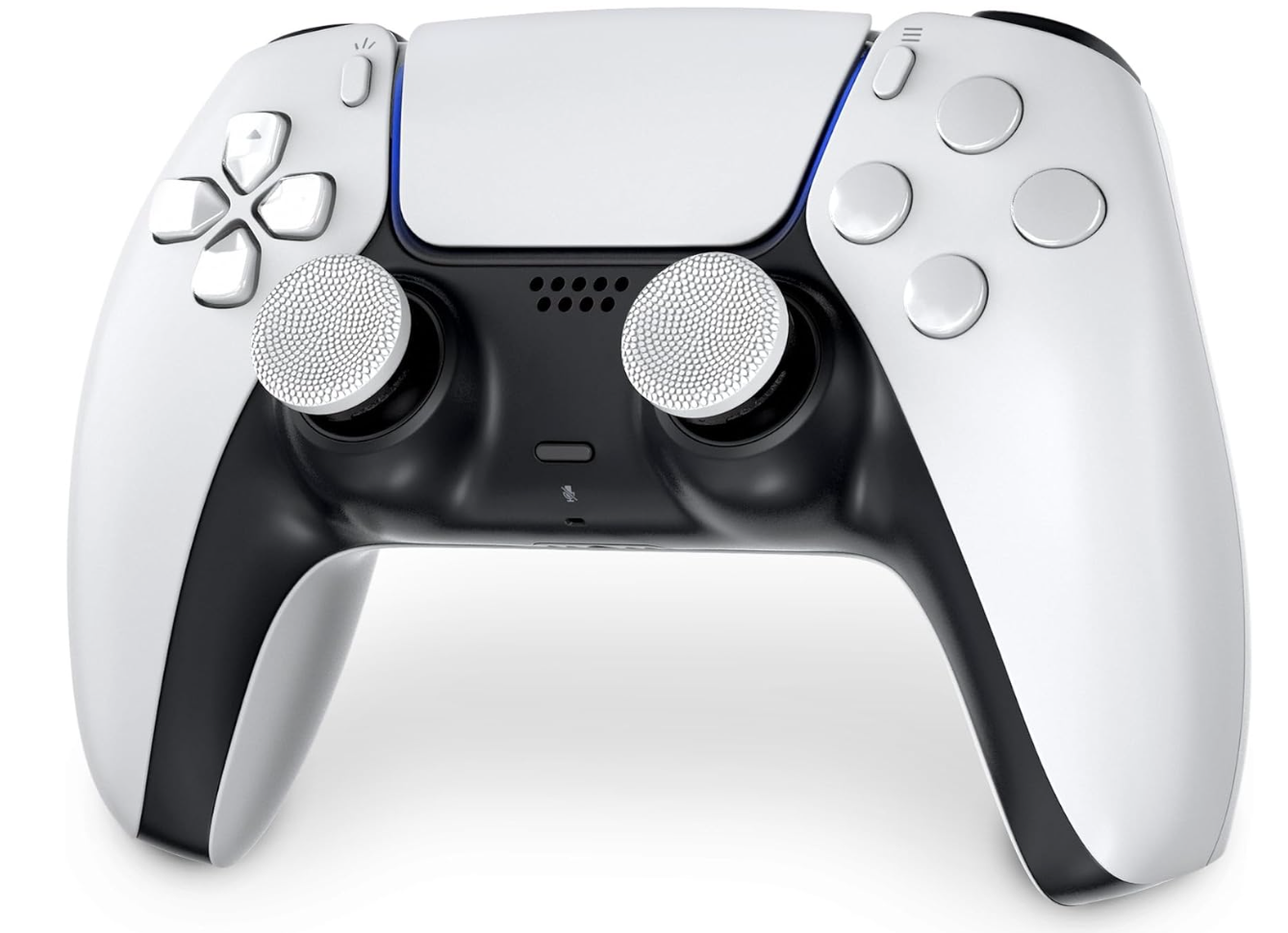 KontrolFreek Clutch Performance Thumbstick for Playstation PS4 and PS5 Black & White