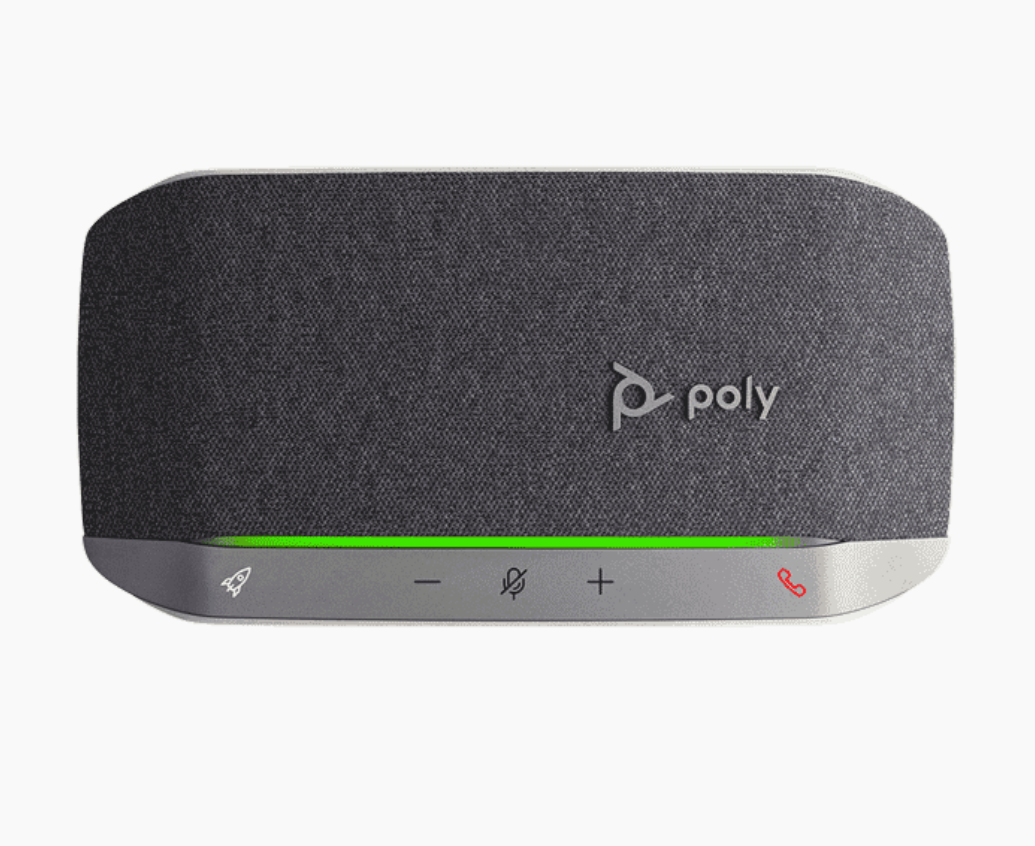 HP Poly Sync 20+M Speakerphone USB-C/USB-A Adapter Microsoft Teams Certified