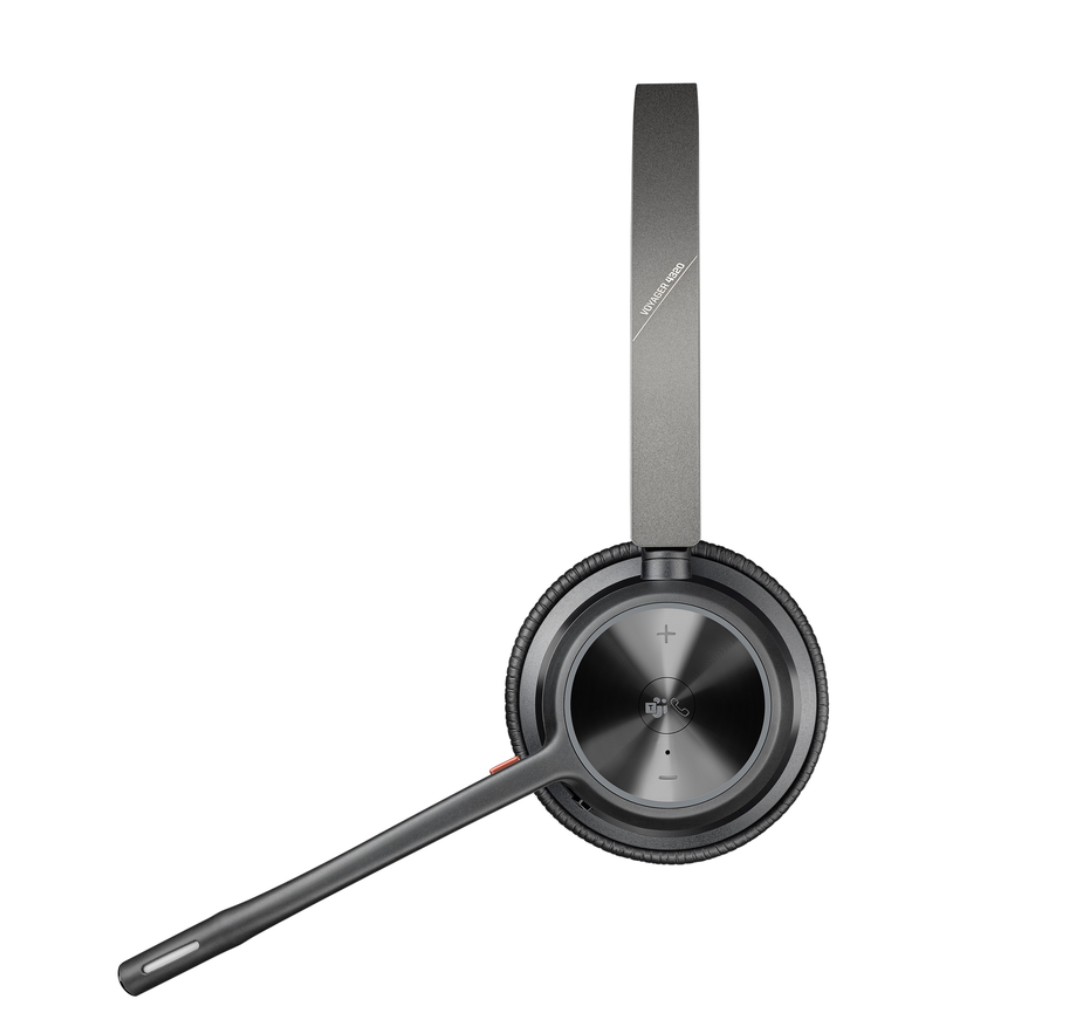 Poly - Voyager 4320 UC Wireless Headset (Plantronics) - Headphones with Boom Mic - Connect to PC/Mac