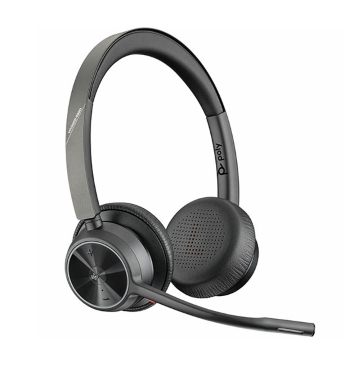 Poly Voyager 4320 Stereo USB-A Headset + BT700 USB-A Adapter +Charging Stand
