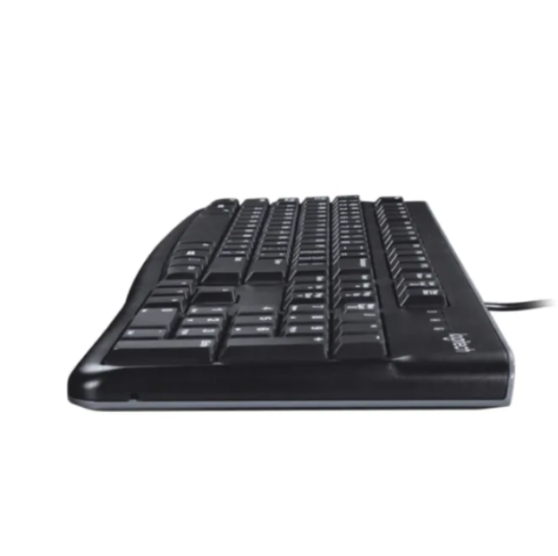 Logitech K120 Wired Keyboard for Windows, USB Plug-and-Play, Full-Size, Spill Resistant, Curved Spac