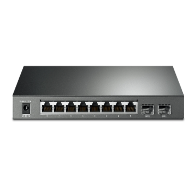 TP-Link TL-SG2210P JetStream 8-Port Gigabit Smart PoE+ Switch with 2 SFP Slots