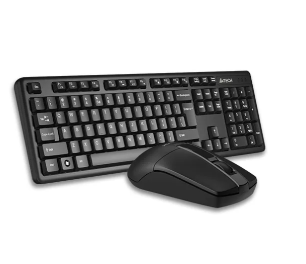 A4Tech Keyboard with Wireless Mouse Desktop - 3330N