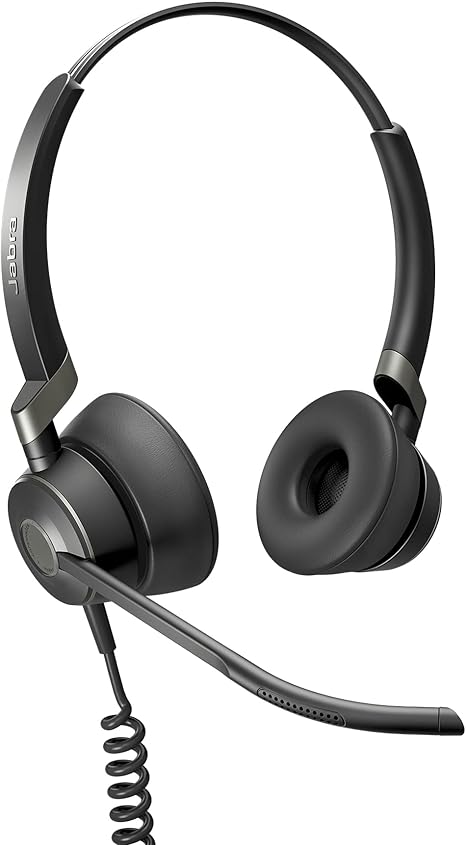 Jabra Engage 50 Stereo Professional Digital Corded Headset, USB-C Bundle With Jabra Engage Link USB A, MS