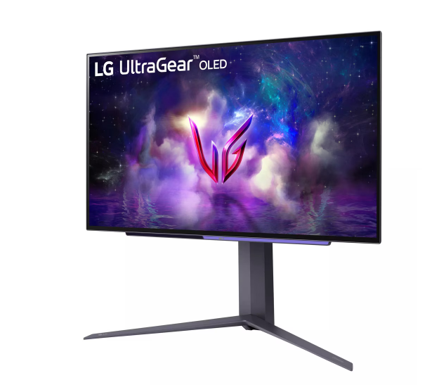 LG 27GS95QE-B 27" Ultragear OLED Gaming Monitor QHD 240Hz 0.03ms DisplayHDR True Black 400 AMD FreeSync Premium Pro NVIDIA G-Sync HDMI 2.1 DisplayPort Tilt/Height/Swivel Stand Black
