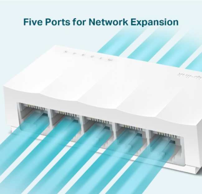 TP-Link LS1005 5-Port 10/100Mbps Desktop Switch