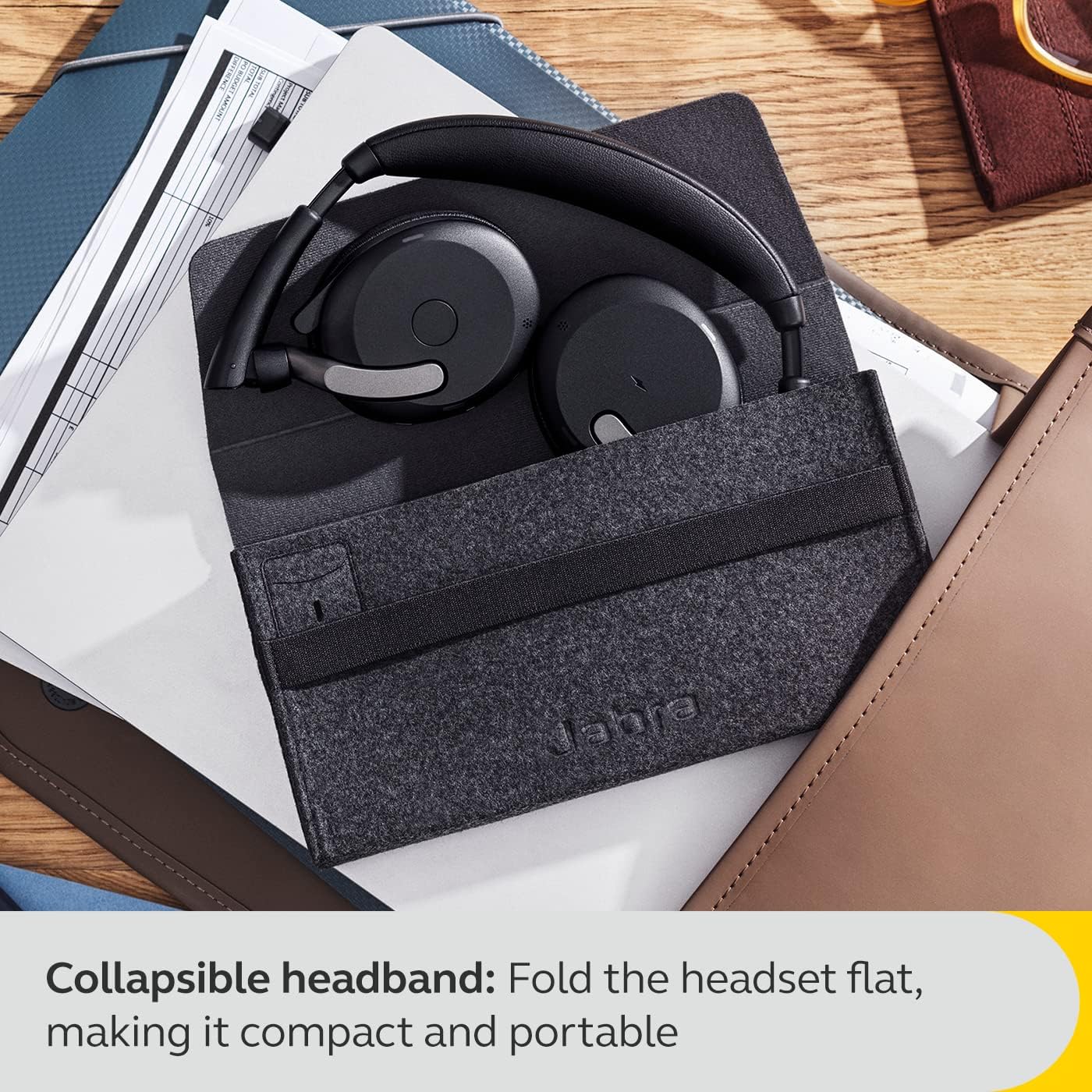 Jabra Evolve2 65 Flex - The First Compact and Foldable Headset