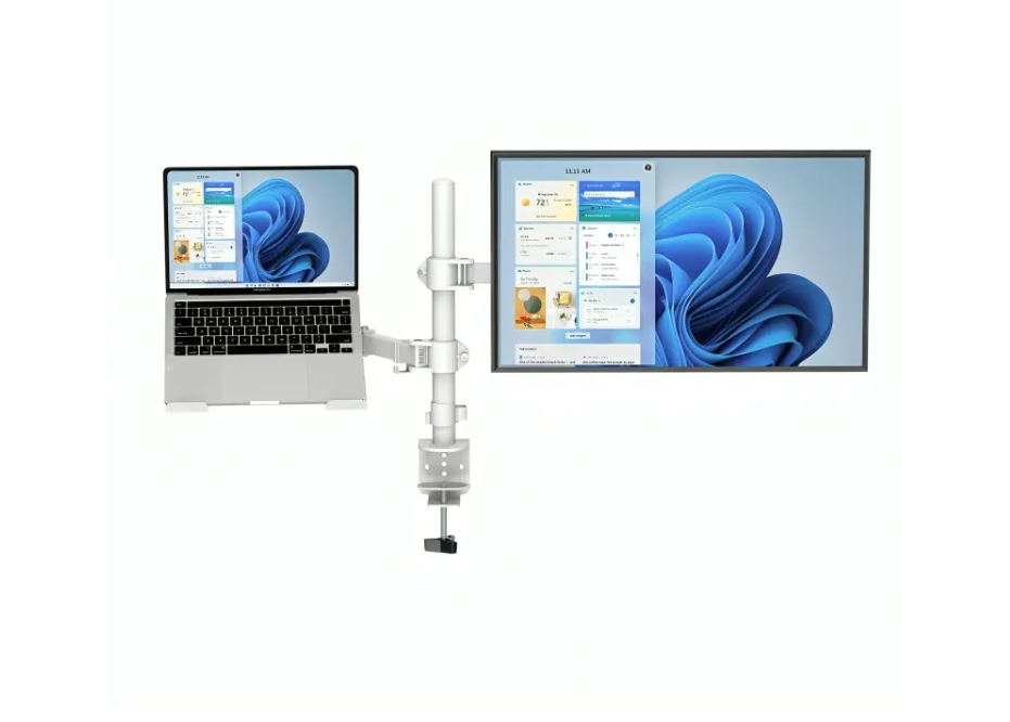 Inplay KMT-4 Dual Arm 2-in-1 Laptop Tray with 13-27" Monitor Mount