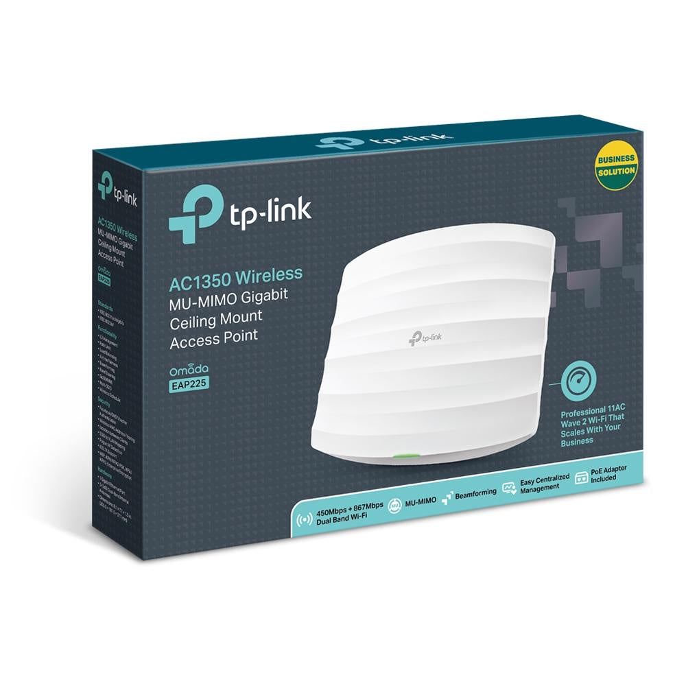 TP-Link EAP225 AC1350 Wireless MU-MIMO Gigabit Ceiling Mount Access Point 89