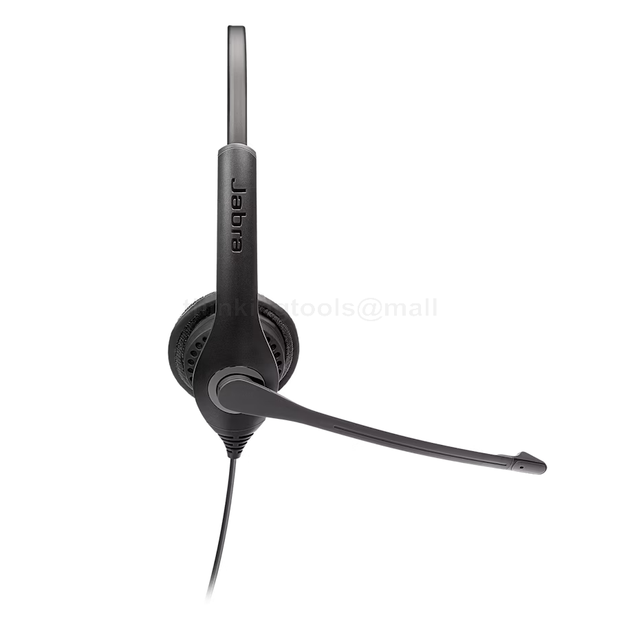 Jabra Biz 1100 EDU Stereo Headphones with Microphone for Students - Noise Cancelling and Hearing Protection Headset, Faux Leather Ear Cushions and 3.5 mm Jack