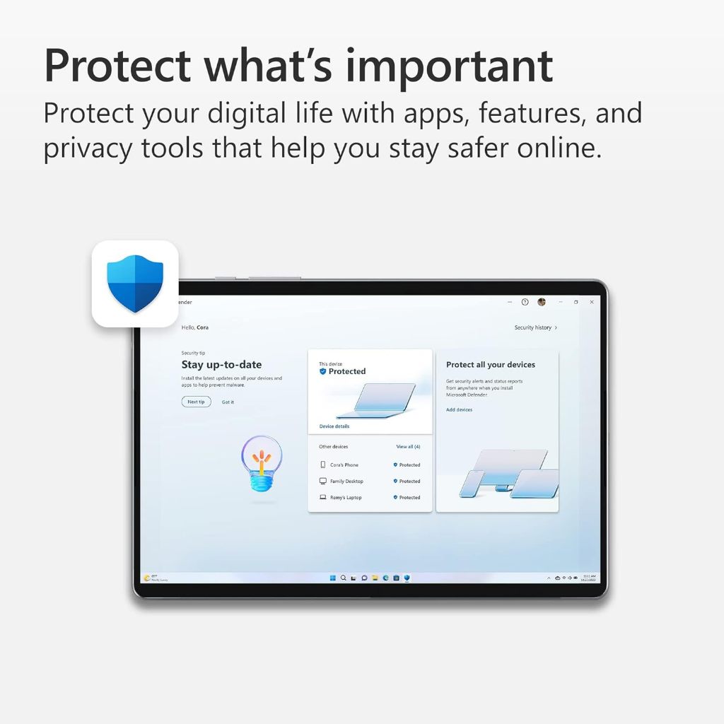Microsoft 365 Family Plan 12-Month Subscription with 1TB Cloud Storage - Medialess New Edition