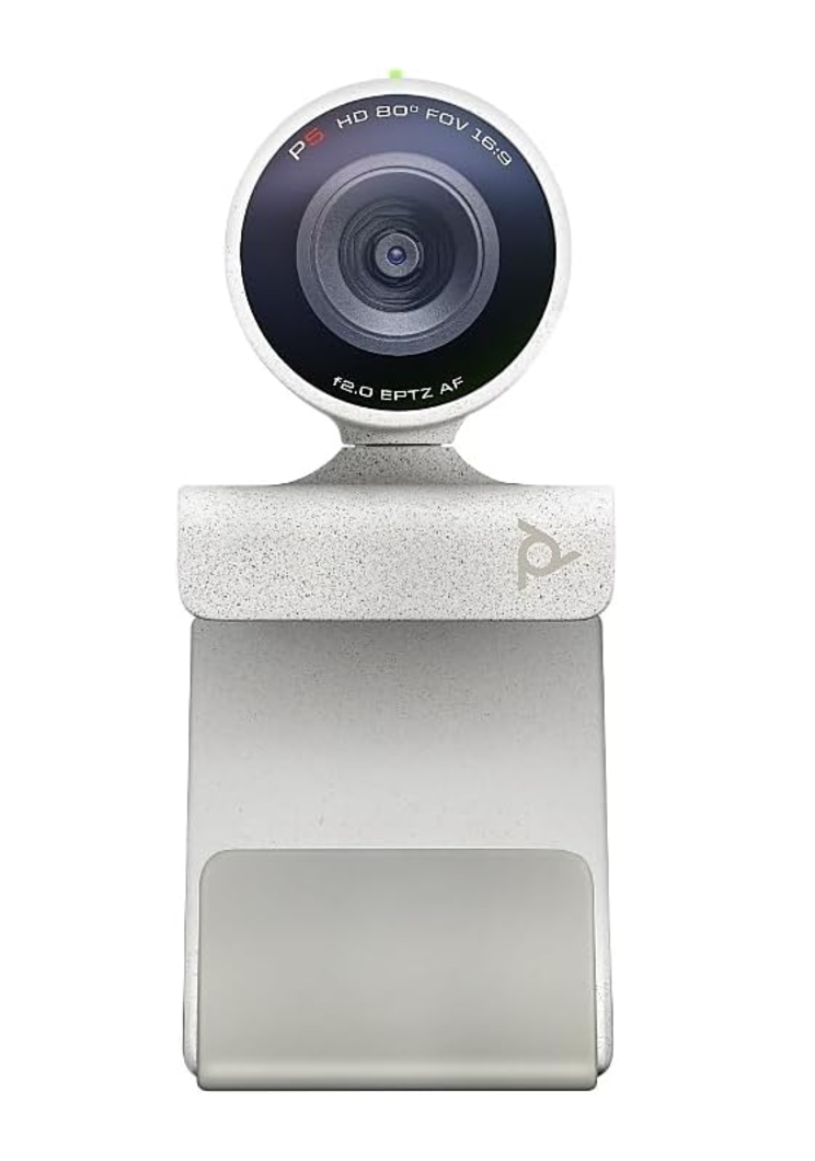 Poly Studio P5 Professional Webcam 1080p HD Laptop Camera for Video Conference & Distance Learning - Monitor & Tripod Mount - Privacy Shutter-Works w/Teams (Certified), Zoom(Certified)