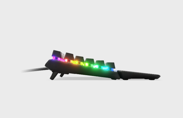 SteelSeries Apex 7 TKL Compact Mechanical Gaming Keyboard-Red Linear-OLED-RGB Backlit (64646)