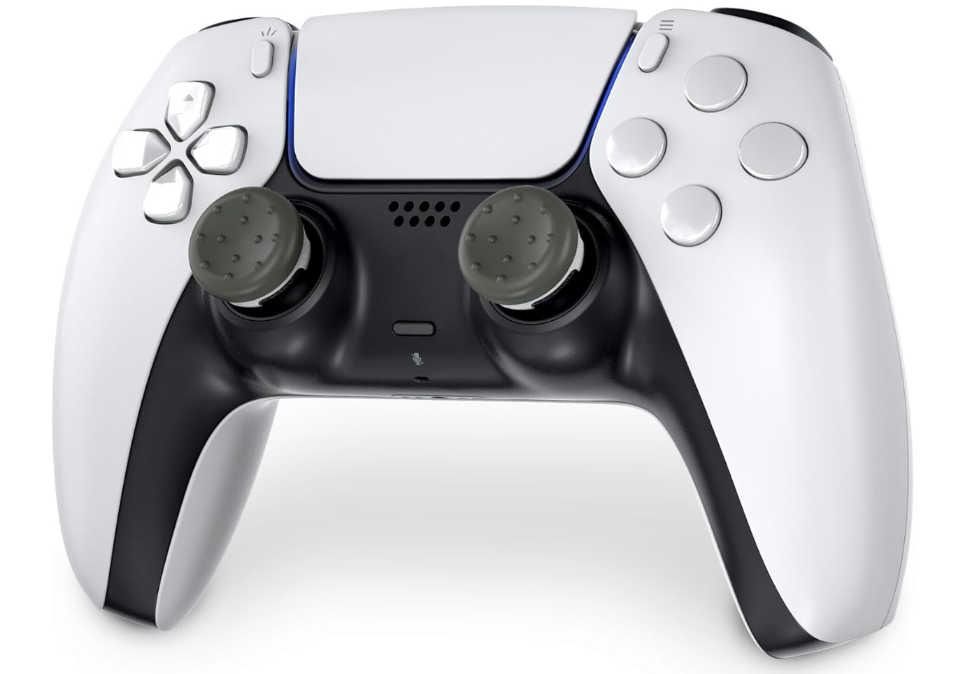 KontrolFreek CQC Classic Performance Thumbstick for Playstation PS4 and PS5 Gray/White