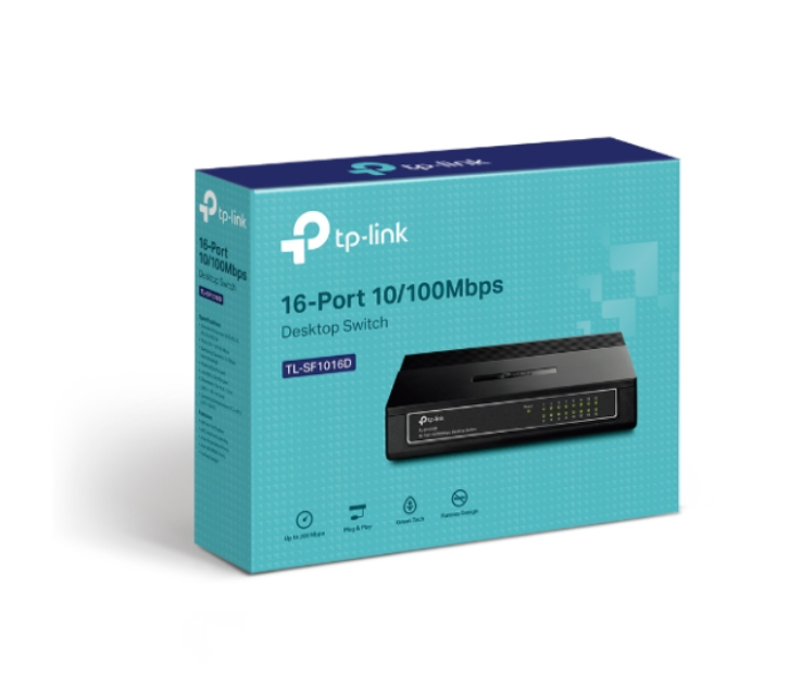 TP-Link TL-SF1016D 16-Port 10/100Mbps Desktop Switch