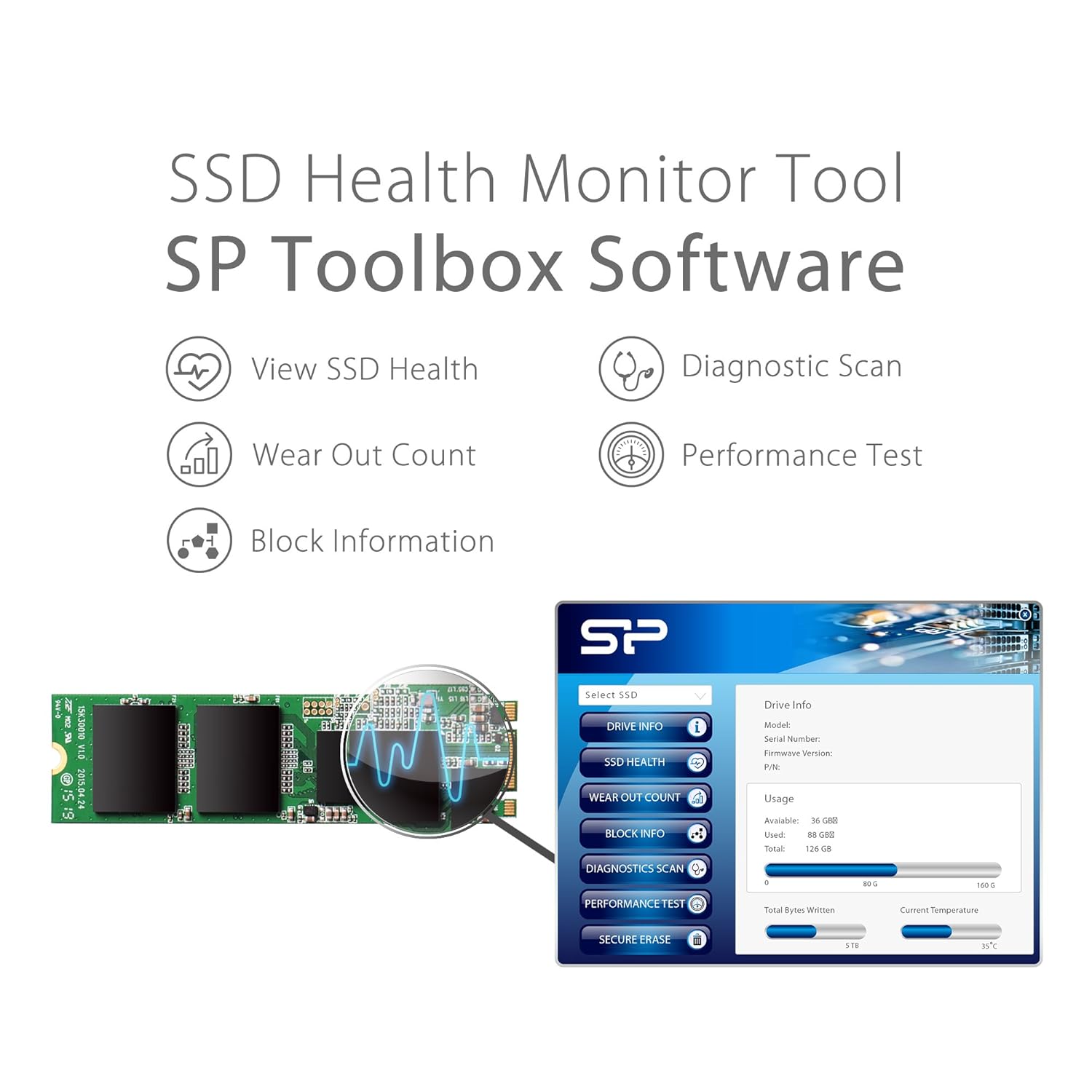 Silicon Power 512GB A55 M.2 SSD (SLC Cache for Speed Boost) SATA III Internal Solid State Drive 2280