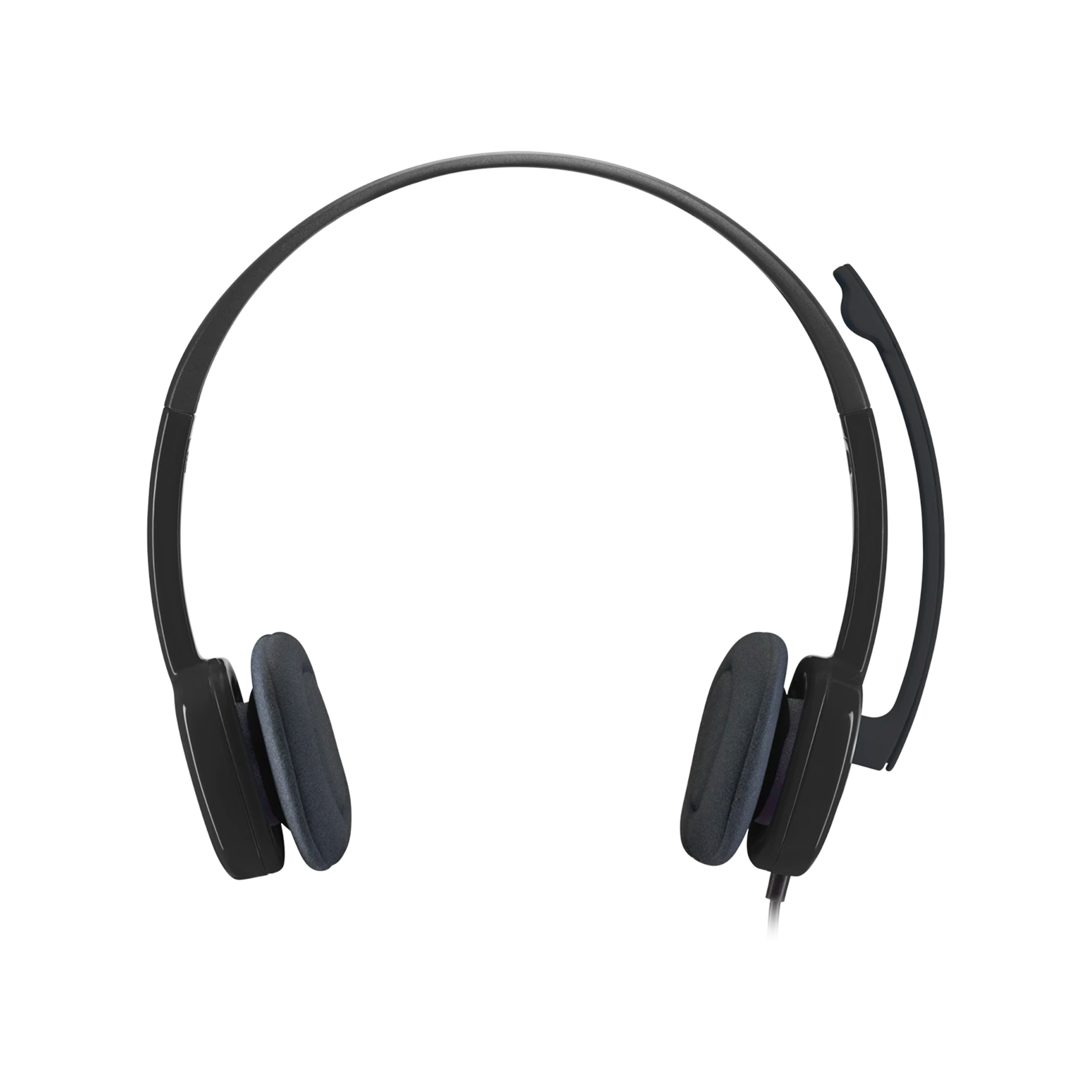 Logitech H151 Wired Headset, Stereo Headphones with Rotating Noise-Cancelling Microphone