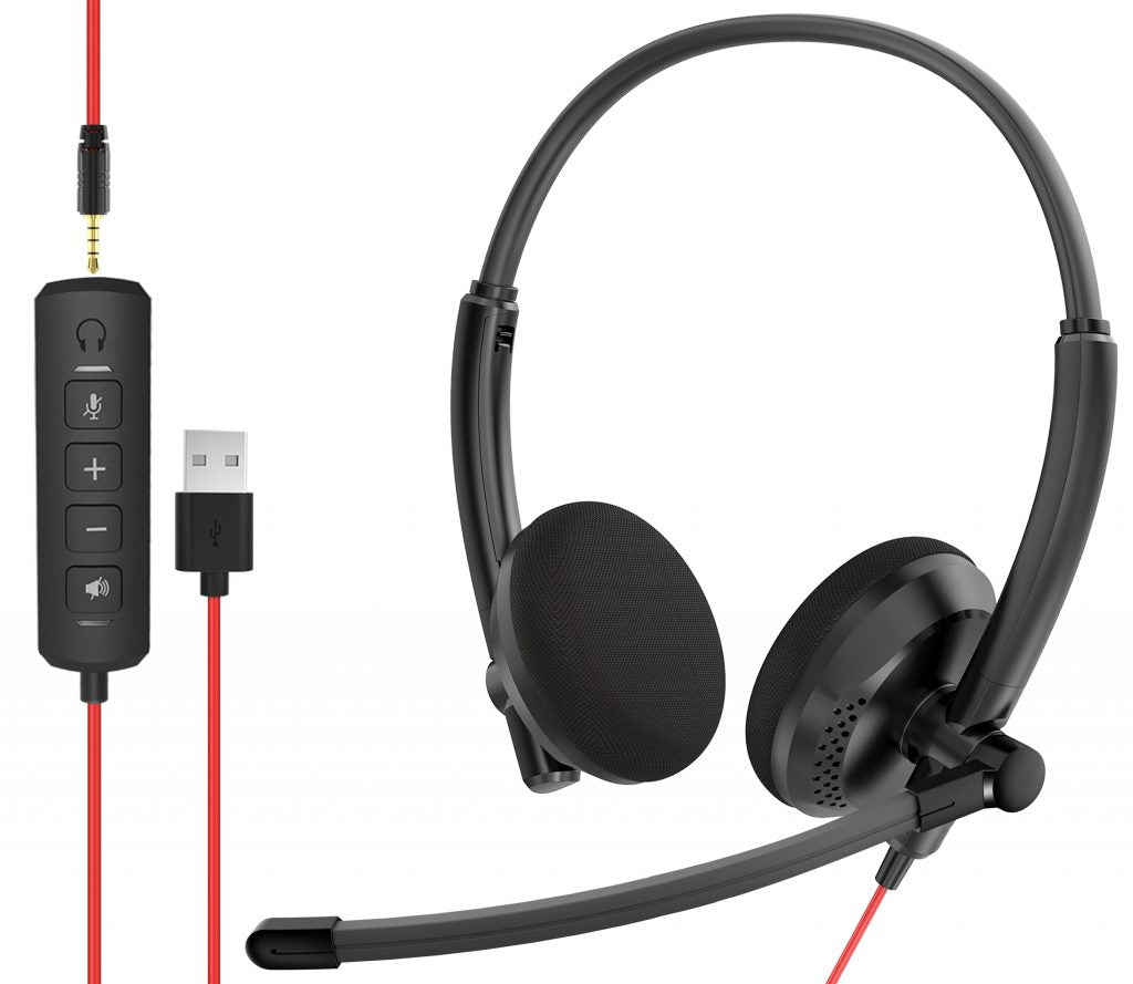 Livey  Savvy 410 Series LT-410DJU 2 IN 1 (3.5mm + USB) Stereo Headset
