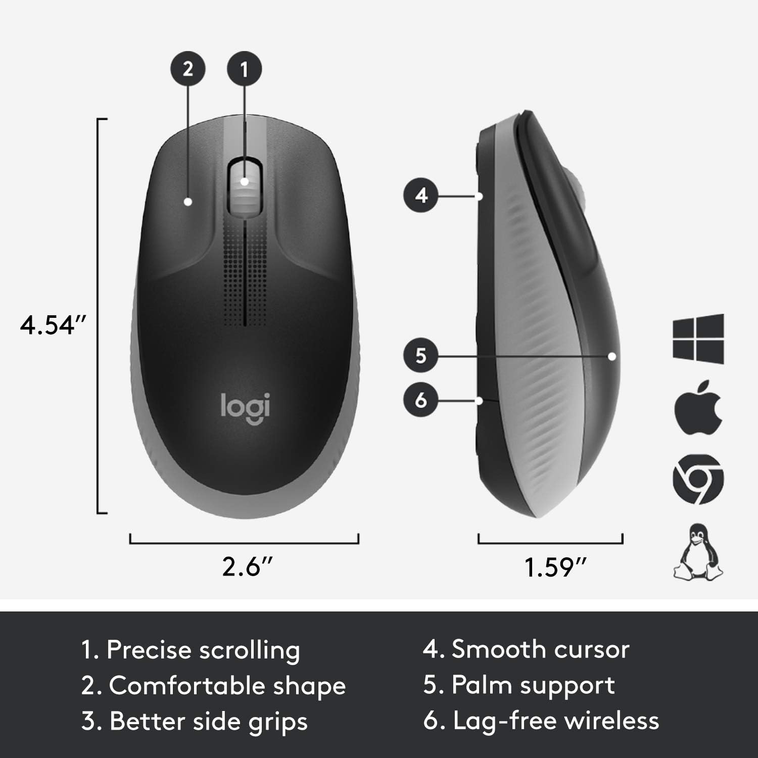 Logitech M190 WL Mouse