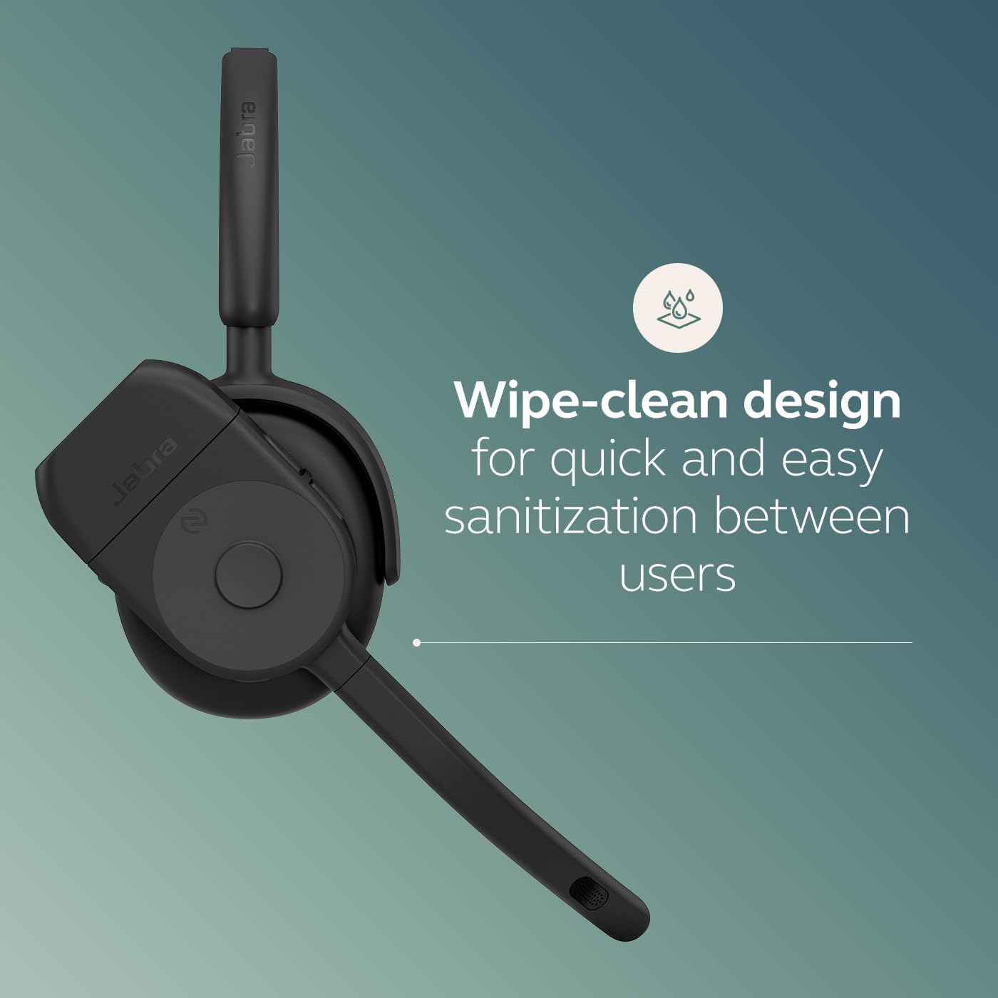Jabra Perform 75 Push-to-Talk (PTT) Bluetooth Wireless Headset with Over-Head or Behind-Neck Style, Ultra Noise-Cancelling, UC Cellular or Wireless Push-to-Talk, and Face2Face Mode, IP65-Rated