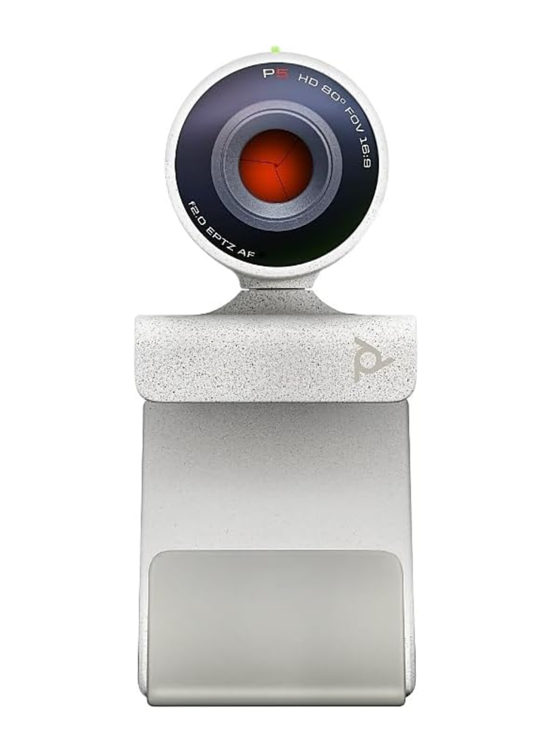 Poly Studio P5 Professional Webcam 1080p HD Laptop Camera for Video Conference & Distance Learning - Monitor & Tripod Mount - Privacy Shutter-Works w/Teams (Certified), Zoom(Certified)