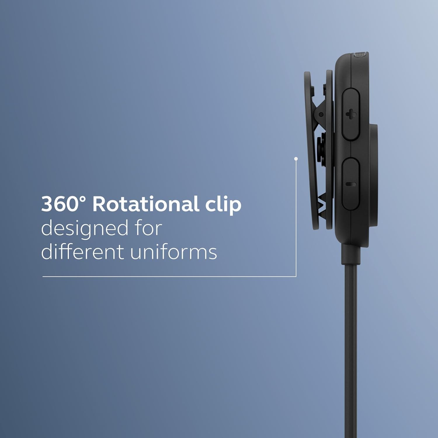 Jabra Perform 10 Wired PTT Earpiece with in-Line Clip-On Noise-Cancelling Microphone, Android Devices Only, Works with Walkie Talkie app in Microsoft Teams, Zello and Zebra, USB-C Connectivity