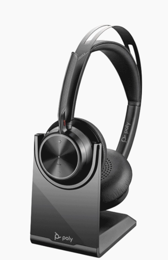 Poly Voyager Focus 2 USB-A with Charge Stand Headset (UC)