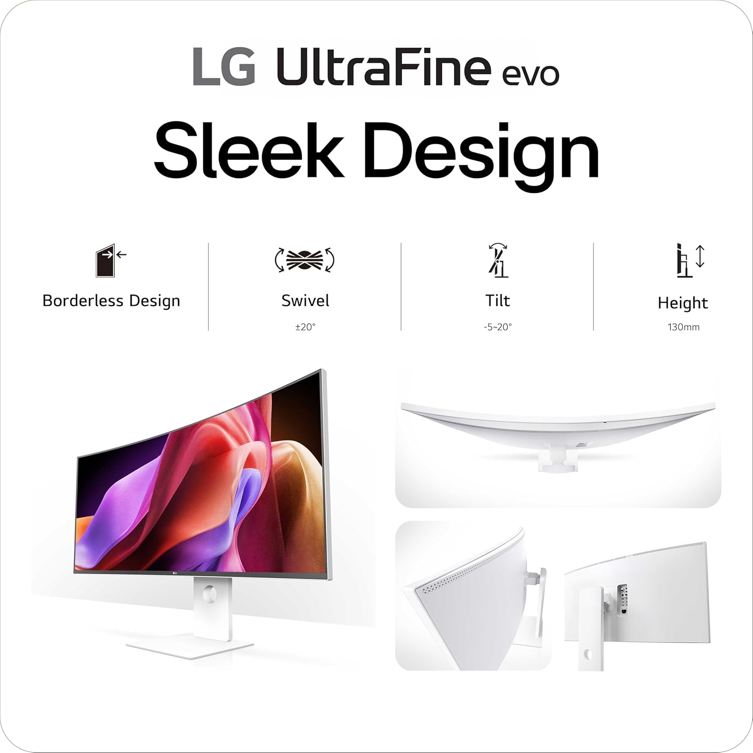 LG 40U990A-W UltraFine™ 40-inch Nano IPS Black 5K2K with Thunderbolt™ 5