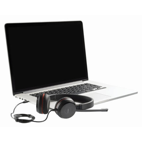 Jabra Evolve 30 II UC USB-C/A or USB-A Stereo Wired Headset/Music Headphones