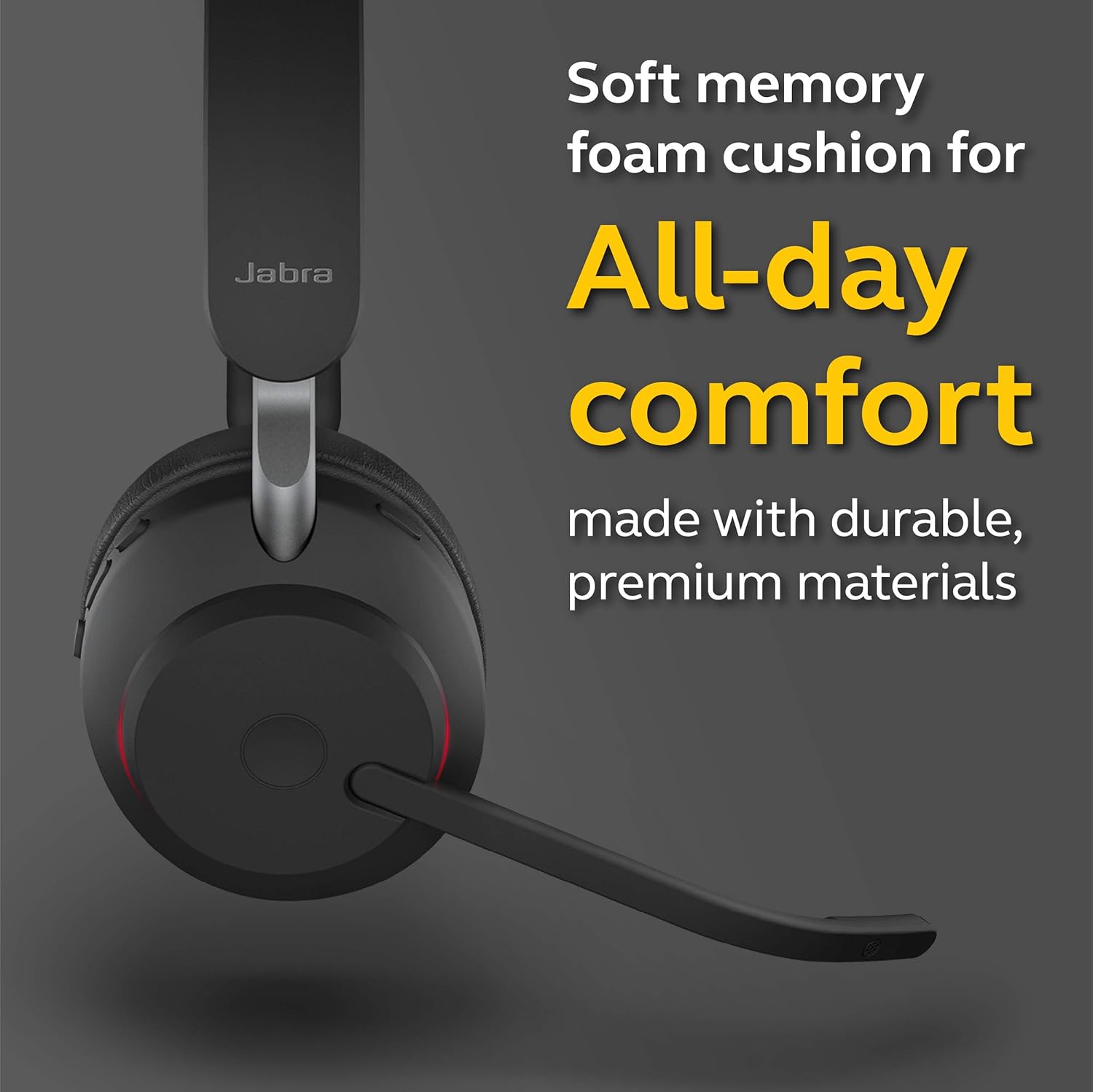 Jabra Evolve2 65 Mono with Charging Stand Link 380 USB-A Wireless Headset