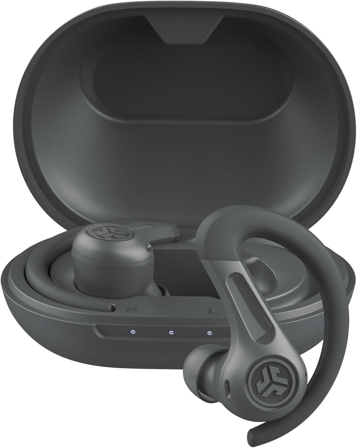 JLab JBuds Sport ANC 4 True Wireless Bluetooth Earbuds + Charging Case Swipe + Touch Controls Hybrid Active Noise Cancelation Multipoint Connect Customized Settings App