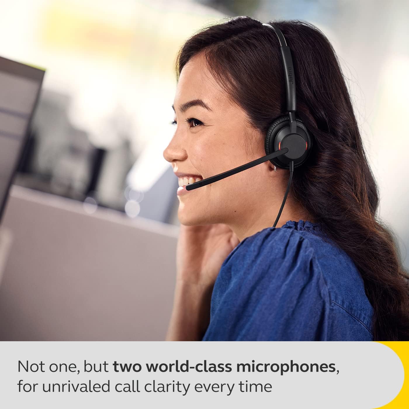 Jabra Engage 40 Stereo UC USB-C/A With Inline Link Wired Headset