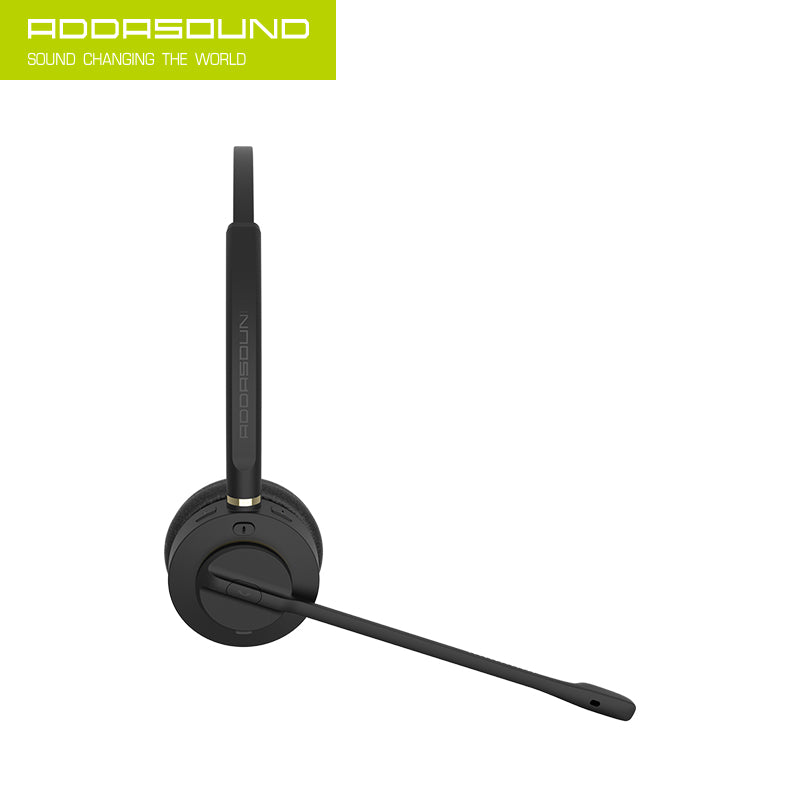 Addasound Inspire16 Binaural Wireless Headset Professional Wireless Headset for Office and Work from Home