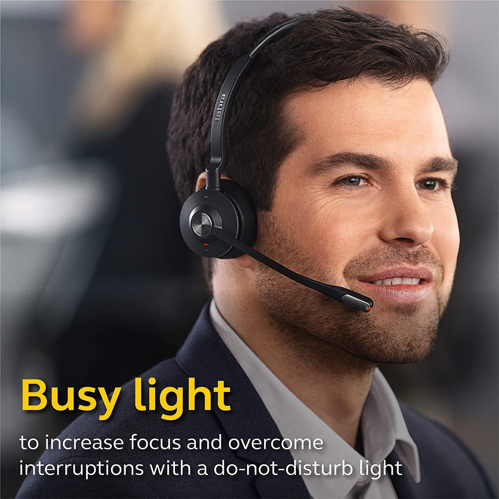 Jabra Engage 65 Stereo Wireless Noise Cancelling Headset With Charging Base (PH DECT Version)