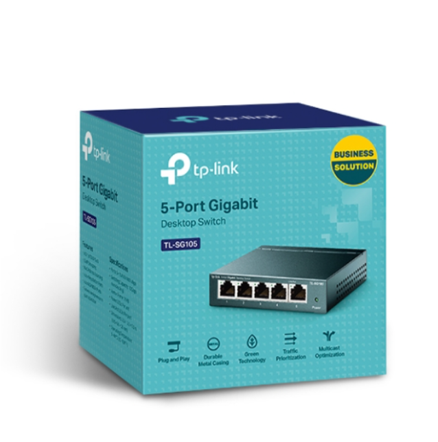 TP-Link TL-SG105 5-Port 10/100/1000Mbps Desktop Switch