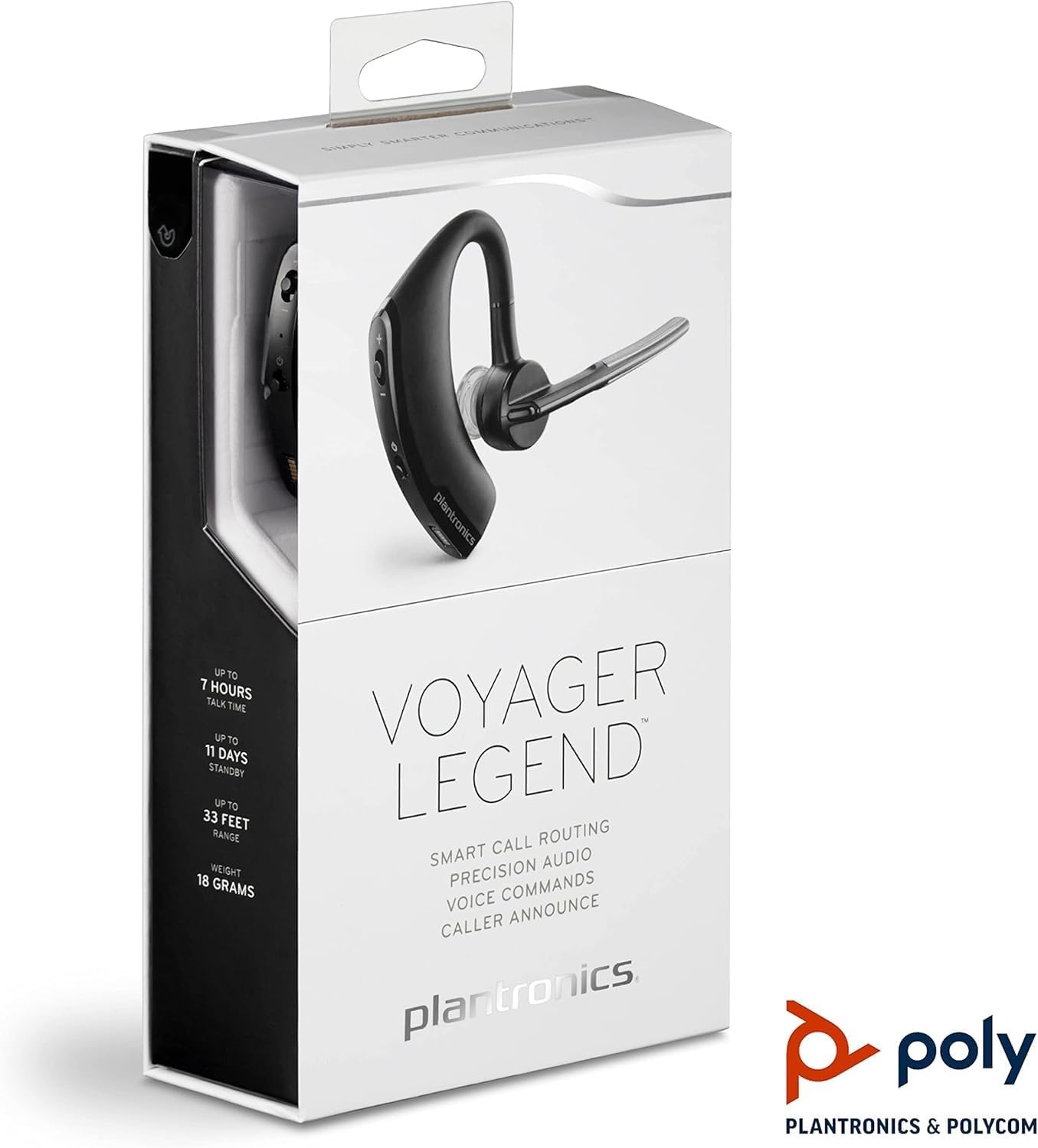 Poly Voyager Legend Headset +Integrated Charge Cable +Pin Adapter