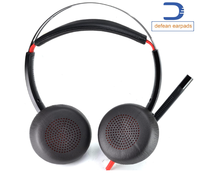 Poly Voyager Focus UC Leatherette Ear Cushions (2 Pieces)