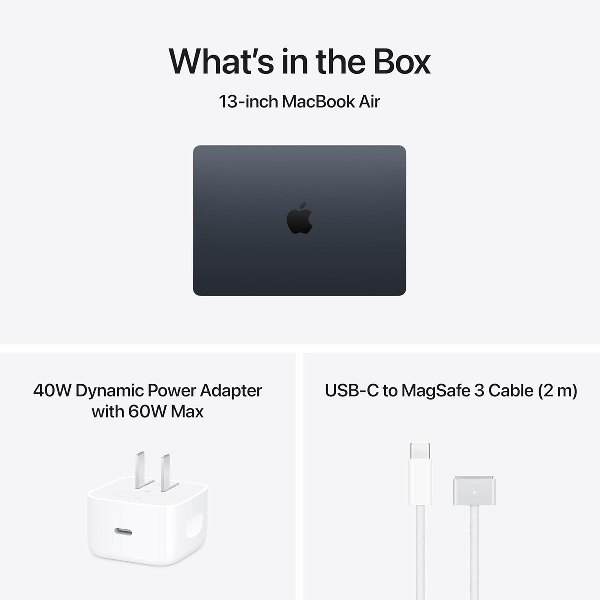 Apple NoteBook MacBook Air 13.6inchLiquid Retina display w/ True Tone/M5 chip w/10C CPU,10C GPU,16C Neural Engine/24GB unified memory/1TB SSD storage (Midnight)
