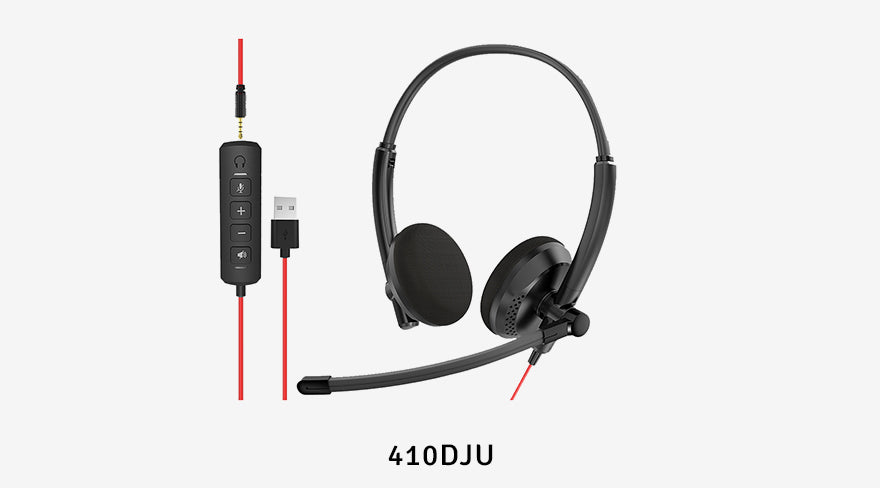 Livey  Savvy 410 Series LT-410DJU 2 IN 1 (3.5mm + USB) Stereo Headset
