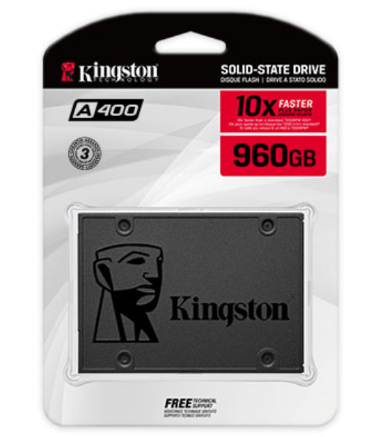Kingston A400 480GB/960GB 2.5" SATA 3 SSD Solid State Drive