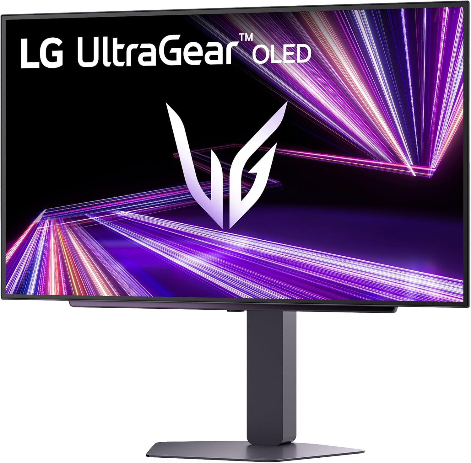 LG 27GX704A-B 27-inch Ultragear QHD (2650x1440) OLED Gaming Monitor 240Hz, 0.03ms, NVIDIA G-Sync Compatible, AMD FreeSync Premium Pro, VESA Display HDR TrueBlack400, HDMI 2.1, DisplayPort, Black