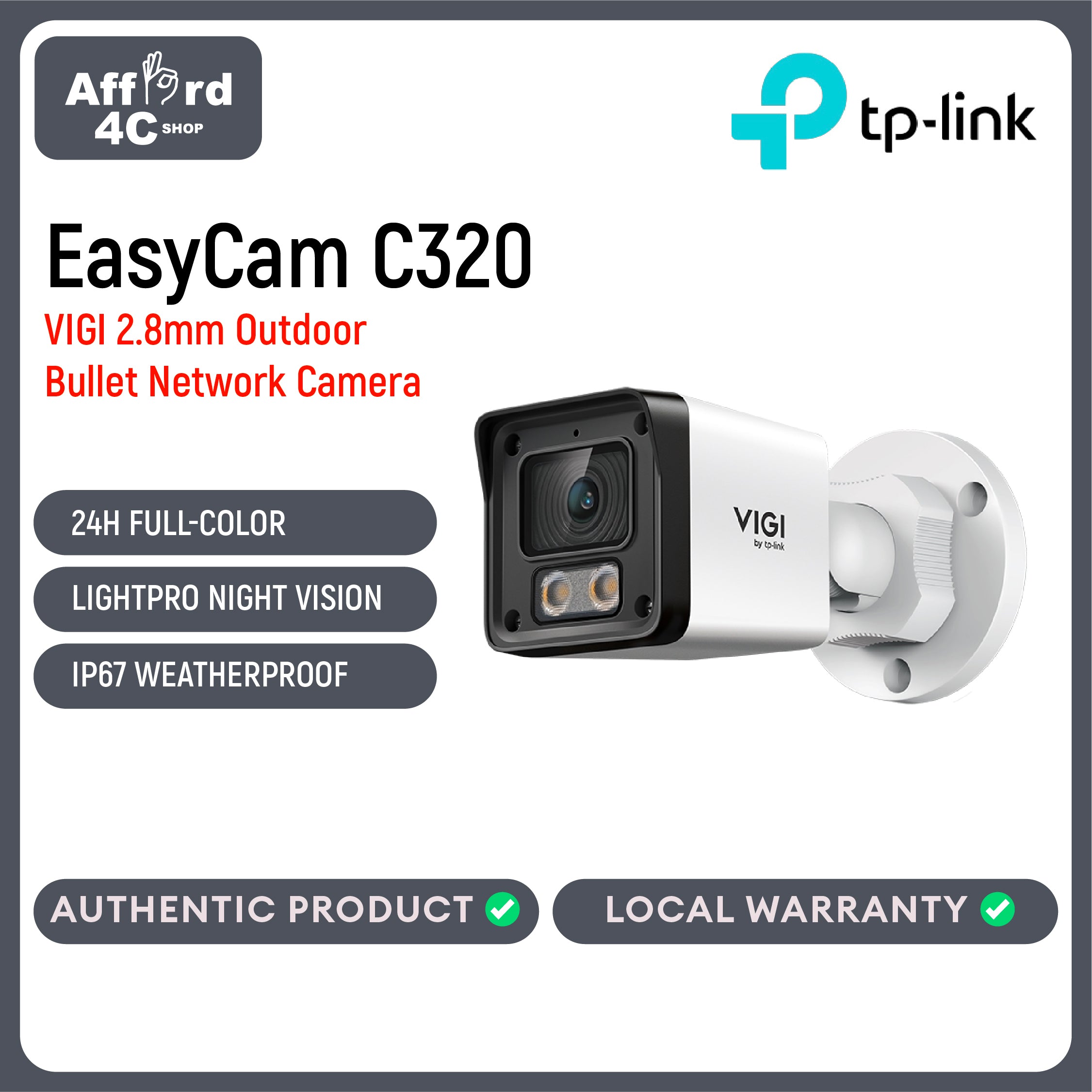 TP-Link VIGI EasyCam C320 V1.0 UN