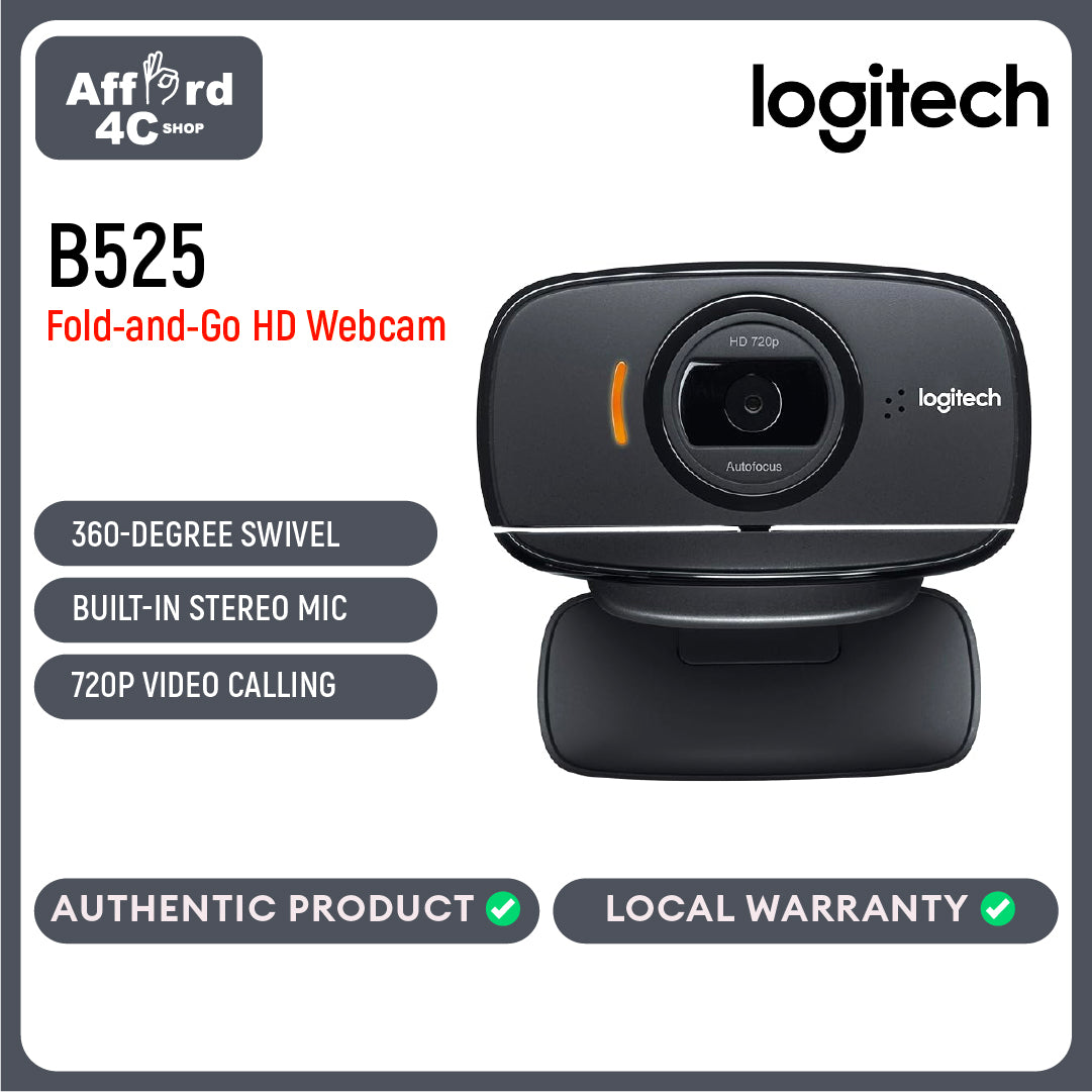 Logitech C525 Camara Logitech B525 Logitech B525 Foldable Business