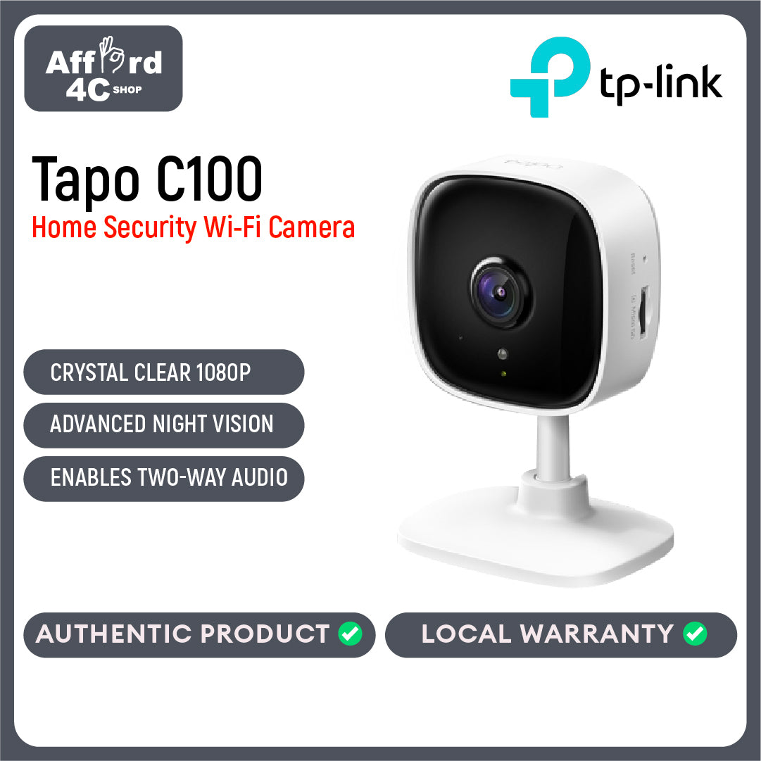 TP-Link Tapo C100 Home Security Wi-Fi Camera