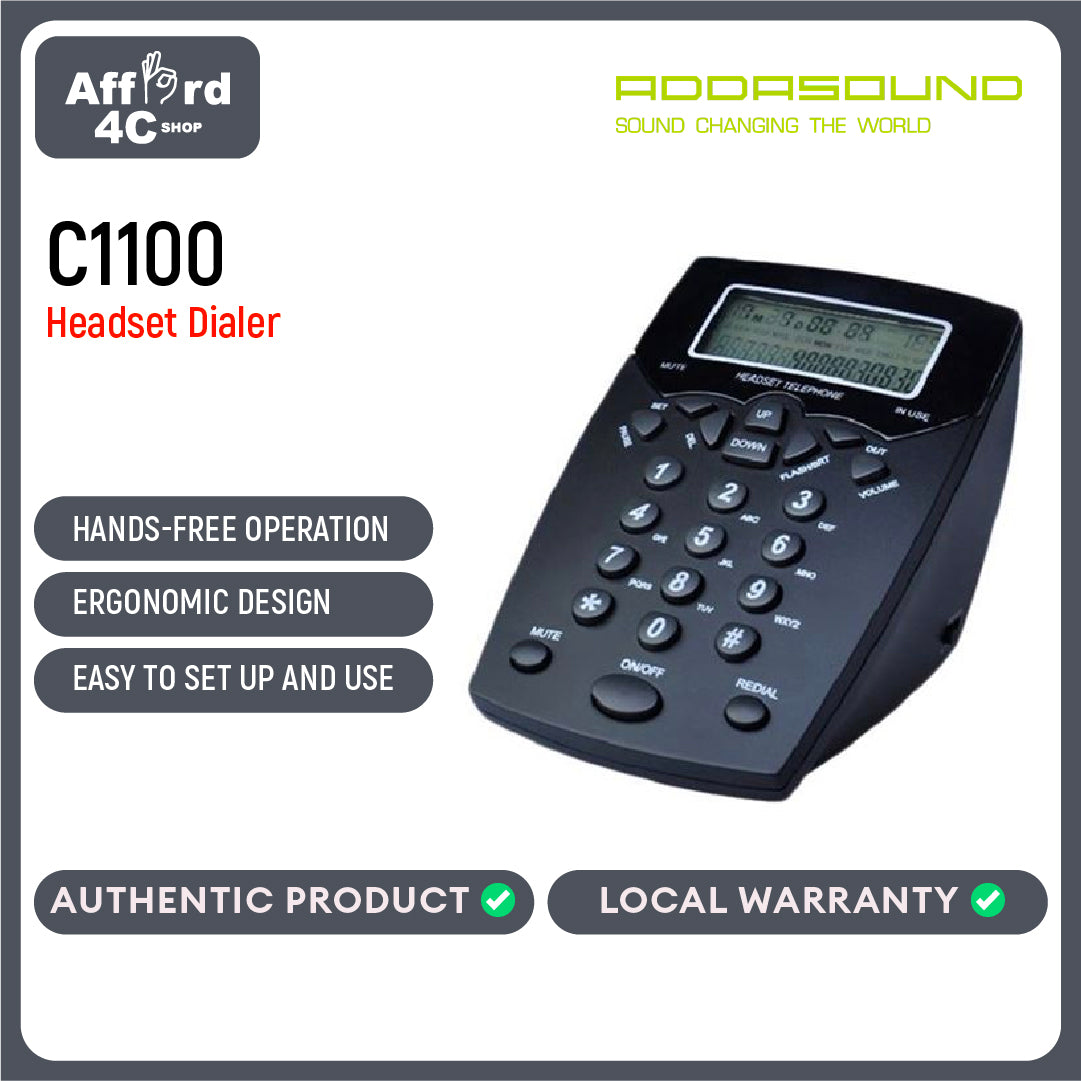 Addsound C1100 Headset Dialer
